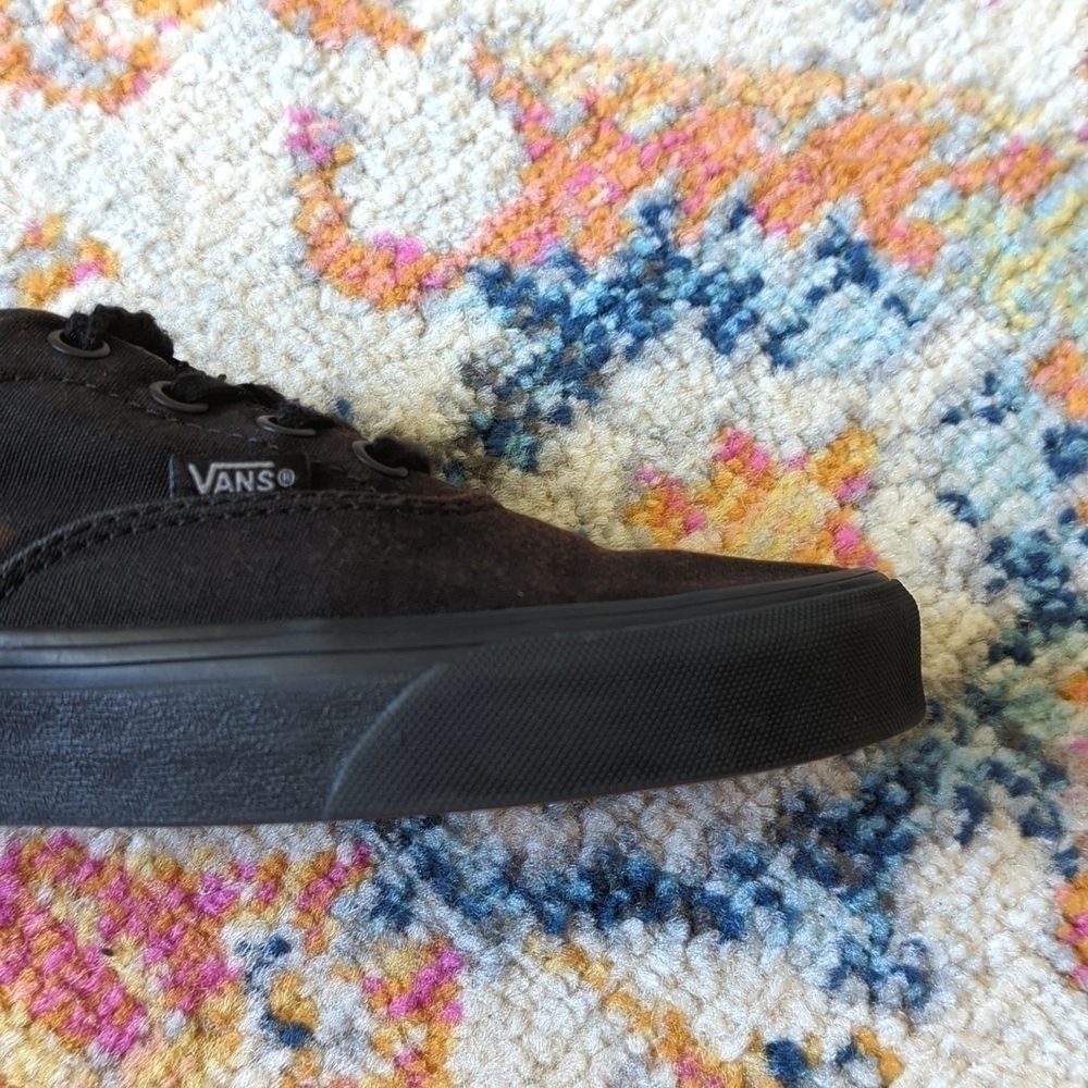 Vans Lo Pro Era Bleach Splattered Grunge Classic Canvas Skate Sneakers Black 6.5 - Picture 10 of 16